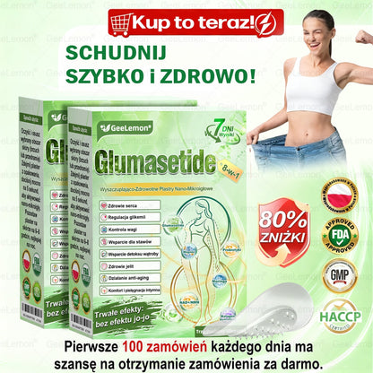 👩‍⚕️🎁 𝐆𝐞𝑒𝐿𝑒𝐦𝐨𝐧® 𝐆𝐥𝐮𝐦ase𝐭𝐢𝐝𝐞 𝟖 𝐰 𝟏 Smukły i Zdrowy Nano Plaster z Mikronakłuciami 🇵🇱(Tylko raz dziennie, widoczne zmiany już w 7 dni)✅ Na otyłość, 🅛🅞🅞🅢🅔 🅢🅚🅘🅝 wiotką skórę, cukrzycę, bezdech senny, problemy ze stawami i wiele więcej