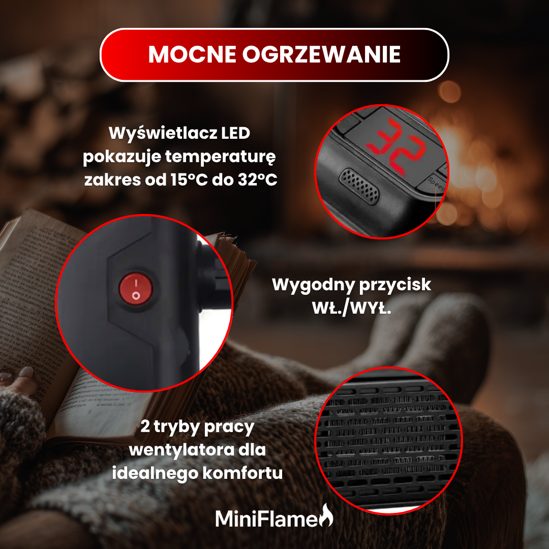 Grzejnik elektryczny MiniFlame™